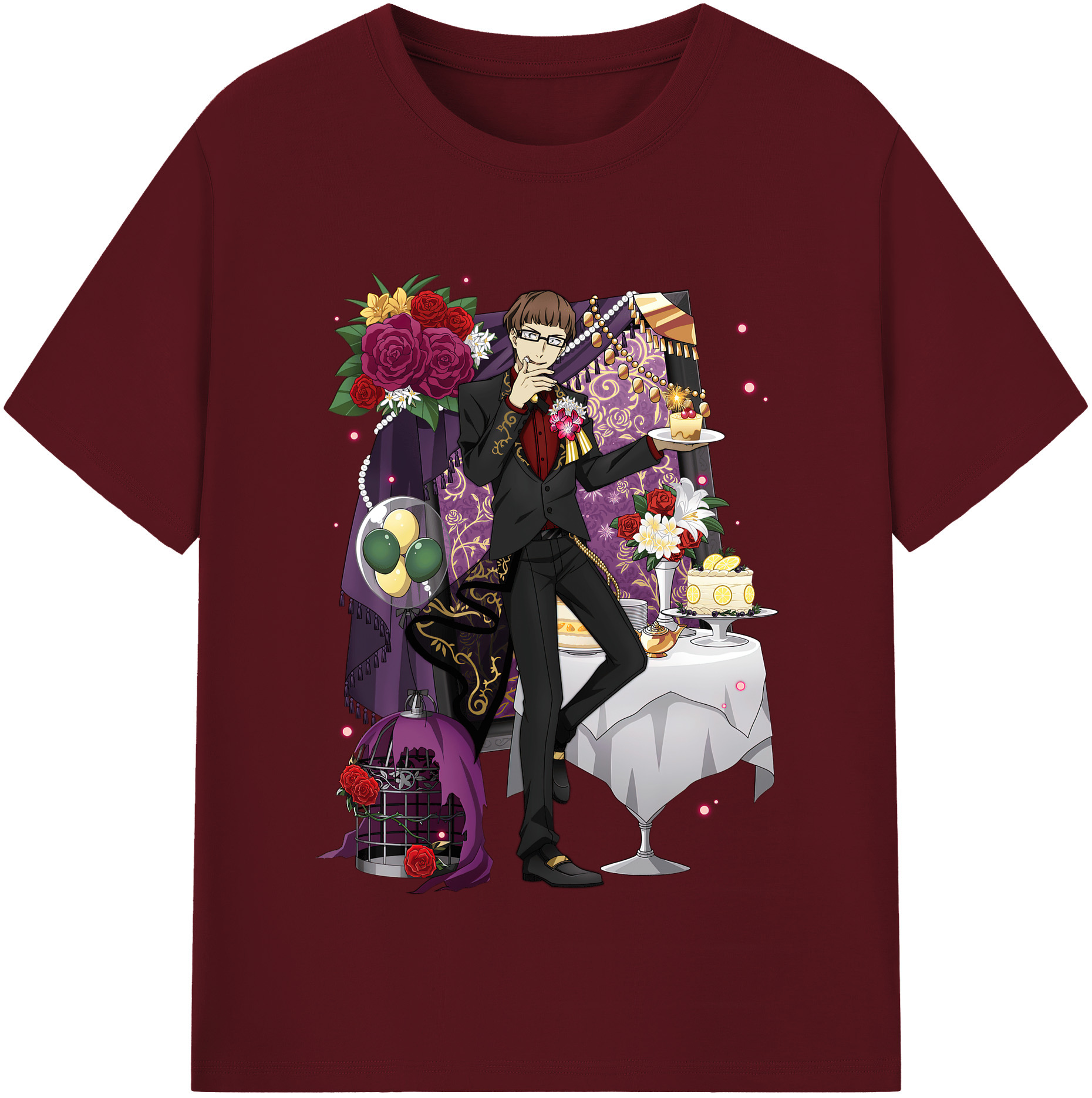 （画像用） 文豪ストレイドッグス Bungo Stray Dogs 綿100％半袖Tシャツ（フロントプリント）